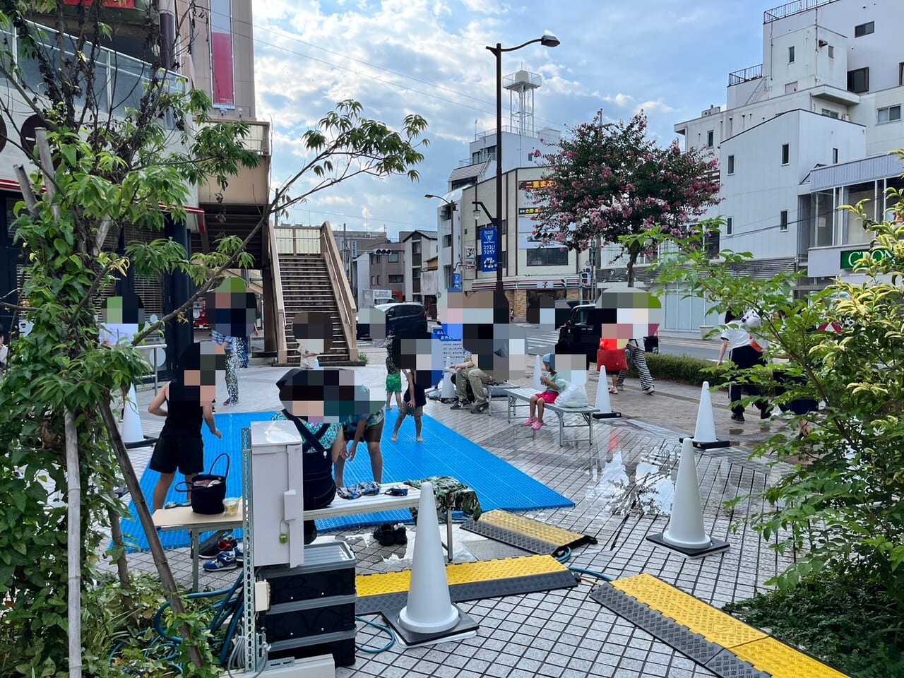 熊谷市噴水広場